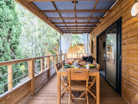 BUNGALOW 6 personnes - Kabane sur pilotis 4 Pièces