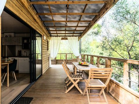 BUNGALOW 5 personnes - Lodge Kabane sur Pilotis 3 Pièces