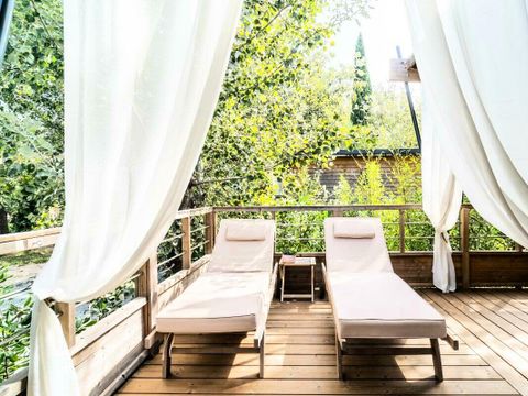 BUNGALOW 5 personnes - Lodge Kabane sur Pilotis 3 Pièces