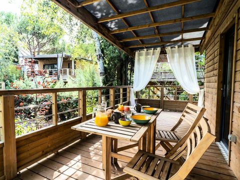 BUNGALOW 5 personnes - Lodge Kabane sur Pilotis 3 Pièces