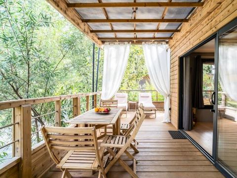 BUNGALOW 5 personnes - Lodge Kabane sur Pilotis 3 Pièces