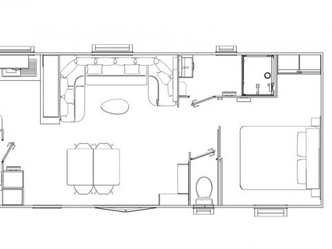 MOBILHOME 4 personnes - Klassic 2 XL
