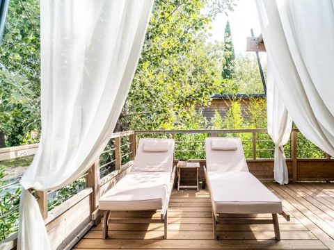 BUNGALOW 5 personnes - Lodge Kabane sur Pilotis 3 Pièces