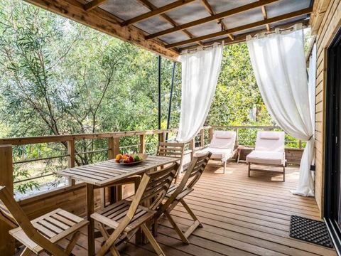 BUNGALOW 5 personnes - Lodge Kabane sur Pilotis 3 Pièces