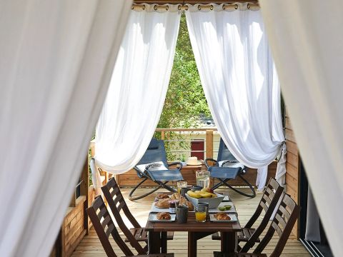 CHALET 5 personnes - Lodge Kabane 2 chambres & 1 Salle d'eau, 5 pers.