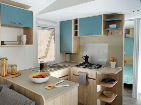 MOBILHOME 6 personnes - Konfort 3 chambres, 2 SDB, 6 personnes