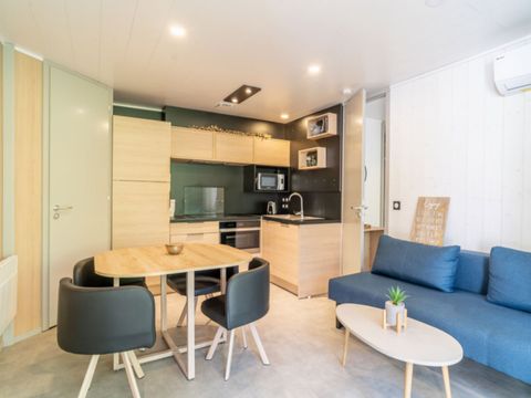 MOBILHOME 4 personnes - Lodge Kabane 2 chambres,2 SDB, 4 pers.