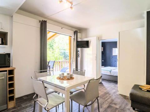 MOBILHOME 4 personnes - Kosy 3 Pièces 4 Personnes Climatisé + TV