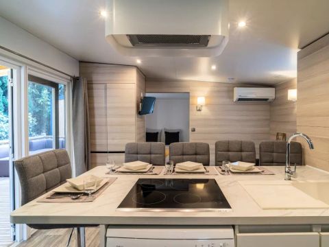 MOBILHOME 5 personnes - Kosy 3 Pièces 5 Personnes Climatisé + TV