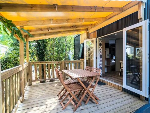 MOBILHOME 4 personnes - Konfort 3 Pièces 4 Personnes Climatisé + TV