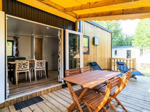 MOBILHOME 4 personnes - Konfort 3 Pièces 4 Personnes Climatisé + TV