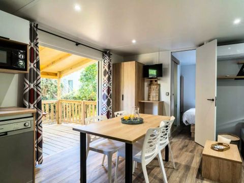 MOBILHOME 4 personnes - Konfort 3 Pièces 4 Personnes Climatisé + TV