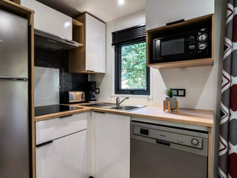 MOBILHOME 4 personnes - Konfort 3 Pièces 4 Personnes Climatisé + TV