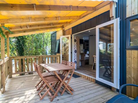 MOBILHOME 4 personnes - Konfort 3 Pièces 4 Personnes Climatisé + TV