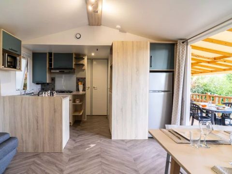 MOBILHOME 6 personnes - Konfort 4 Pièces 6 Personnes Climatisé + TV