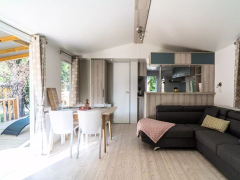 MOBILHOME 4 personnes - 2 XL 3 Pièces 4 Personnes Climatisé + TV