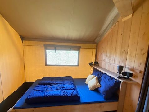 Tente en toile et en bois 4 personnes - Tente safari de luxe Woody 25