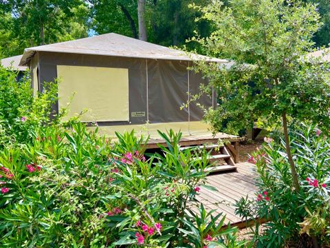 Bungalow toilé 5 personnes - Bungalow toilé 2 chambres - sans sanitaires