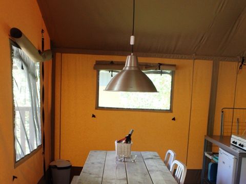 TENTE TOILE ET BOIS 4 personnes - Safaritent sans sanitaire