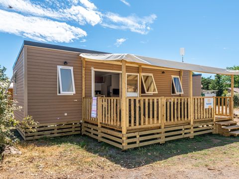 Mobilhome 6 personnes - Premium | 3 Ch. | 6 Pers. | Terrasse surélevée | Clim. | TV