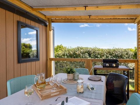 Mobilhome 6 personnes - PREMIUM - 3 chambres - vue mer