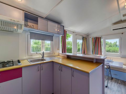 MOBILHOME 6 personnes -  Classic | 2 Ch. | 4/6 Pers. | Terrasse surélevée non couverte | Clim.