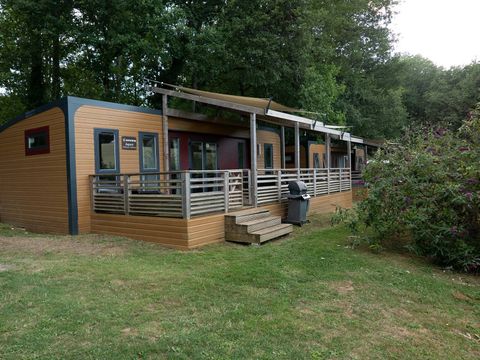 MOBILHOME 8 personnes - Ultimate | 3 Ch. | 6/8 Pers. | Terrasse surélevée | Clim. | TV