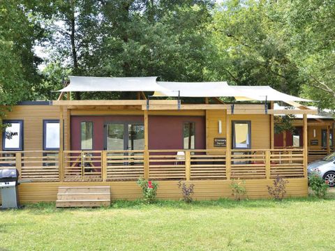 MOBILHOME 8 personnes - Ultimate | 3 Ch. | 6/8 Pers. | Terrasse surélevée | Clim. | TV