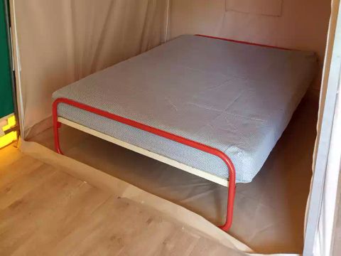 TENTE TOILE ET BOIS 4 personnes - tente bengali 4 personnes, sans sanitaires