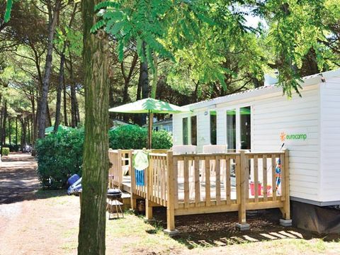 Mobilhome 6 personnes - Comfort XL | 2 Ch. | 4/6 Pers. | Terrasse surélévée non couverte