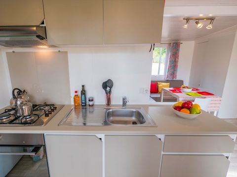 Mobilhome 6 personnes - Comfort XL | 3 Ch. | 6 Pers. | Terrasse surélevée