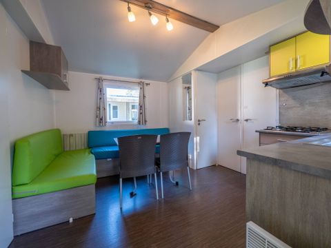 Bungalow 6 personnes - Mobil-home | Comfort | 3 Ch. | 6 Pers. | Terrasse surélevée | Clim.