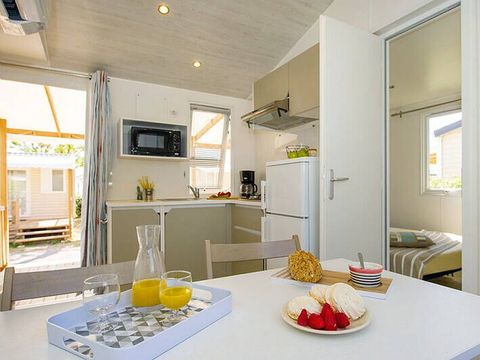 BUNGALOW 4 personnes - Mobil-home | Comfort | 2 Ch. | 4 Pers. | Terrasse surélevée