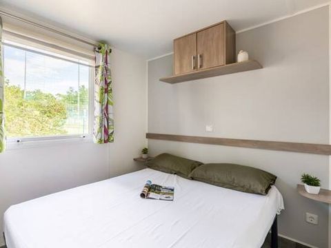 Bungalow 6 personnes - Mobil-home | Comfort | 2 Ch. | 4/6 Pers. | Terrasse surélevée non couverte