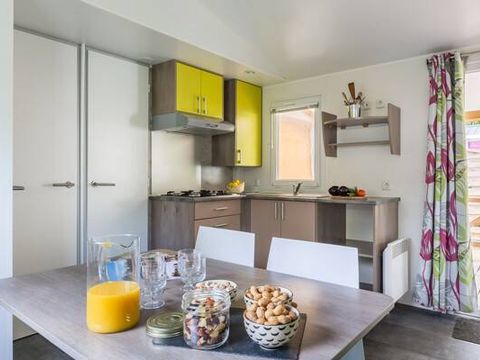 Bungalow 6 personnes - Bungalow 6 personnes - Mobil-home | Comfort | 2 Ch. | 4/6 Pers. | Terrasse surélevée non couverte