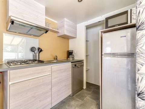 Mobilhome 4 personnes - Mobil-home | Premium | 2 Ch. | 4 Pers. | Terrasse surélevée | Clim. | TV