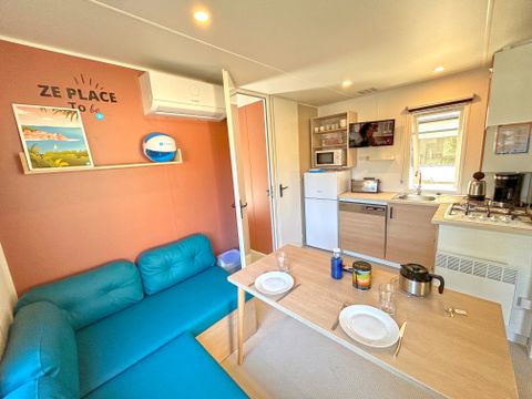 MOBILHOME 5 personnes - Select TV LV Clim Plancha - 2ch - 4 ad+1enf-12ans