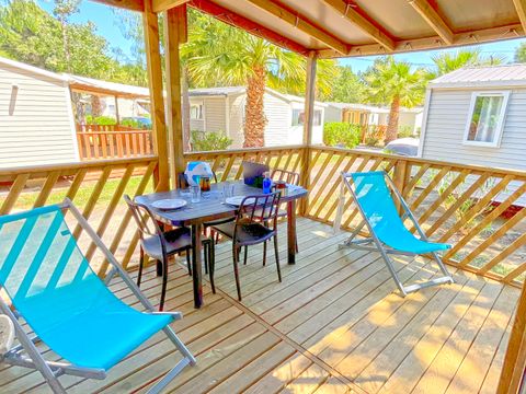 MOBILHOME 5 personnes - Select TV LV Clim Plancha - 2ch - 4 ad+1enf-12ans