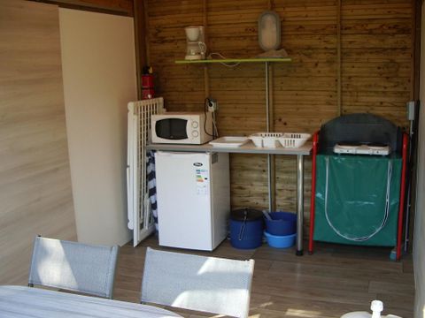 BUNGALOW TOILÉ 4 personnes - Cabane Natura, sans sanitaires