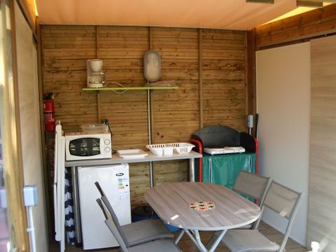 BUNGALOW TOILÉ 4 personnes - Cabane Natura, sans sanitaires
