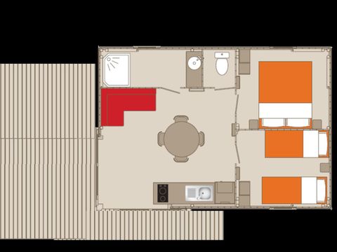 HÉBERGEMENT INSOLITE 5 personnes - CABANE LODGE BALI