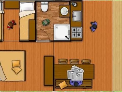 TENTE 4 personnes - LODGE SAFARI avec SPA