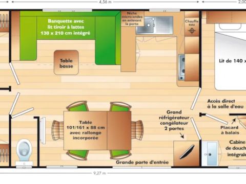 MOBILHOME 8 personnes - TOURTERELLE