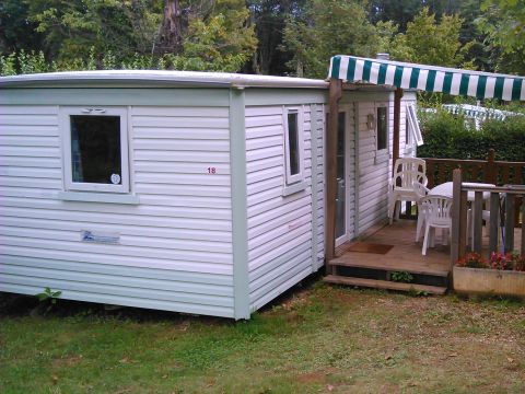 MOBILHOME 4 personnes - Roitelet 24m², 2 Ad + 2 Enf , Terrasse couverte