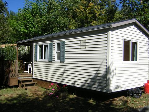 MOBILHOME 5 personnes - Mésange 27m² , Terrasse couverte
