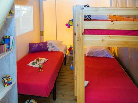 Tente 5 personnes - Tente Eco Lodge | 2 Chambres | 4/5 Couchages | Sans Salle de bain