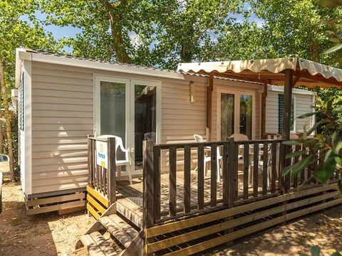 MOBILHOME 6 personnes - Comfort | 3 Ch. | 6 Pers. | Terrasse surélevée | Clim.