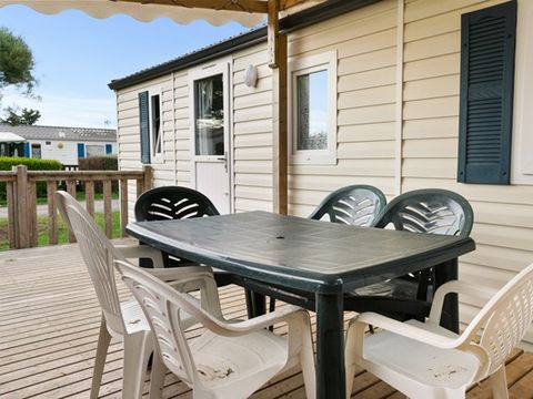 MOBILHOME 6 personnes - Comfort XL | 3 Ch. | 6 Pers. | Terrasse surélevée
