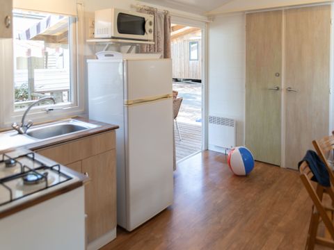 Mobilhome 6 personnes - ECO Mobil home 3ch. MAGDALENA (+ de 10 ans) 29m² + Terrasse semi-couverte 6 pers