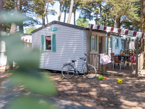 Mobilhome 6 personnes - ECO Mobil home 3ch. MAGDALENA (+ de 10 ans) 29m² + Terrasse semi-couverte 6 pers